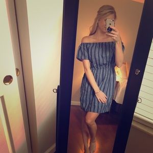 Summer off the shoulder dress